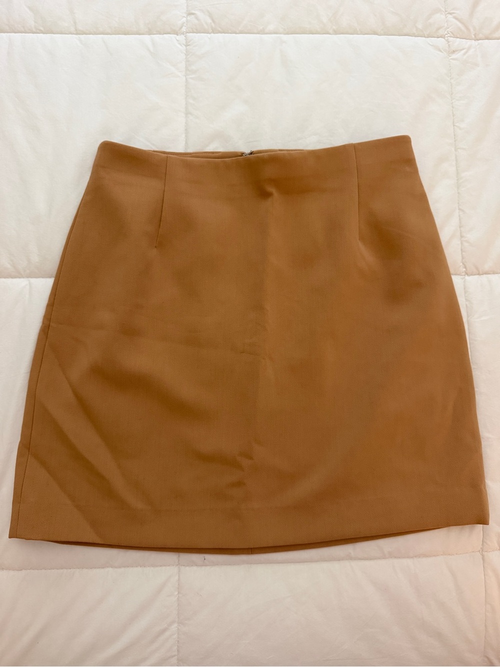 NWT Uniqlo Camel Brown Mini Skirt